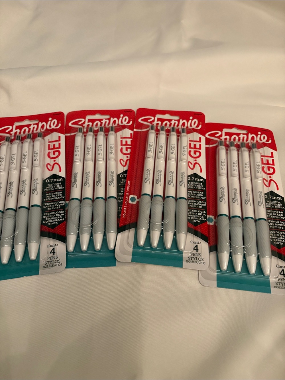 New 16 4 x Packs Sharpie Teal Gel Pens T4